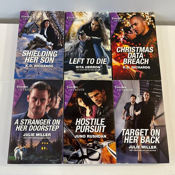 Lot of 20 "Harlequin Intrique" Paperback Romance Novels - Excellent condition - Picture 6 of 7